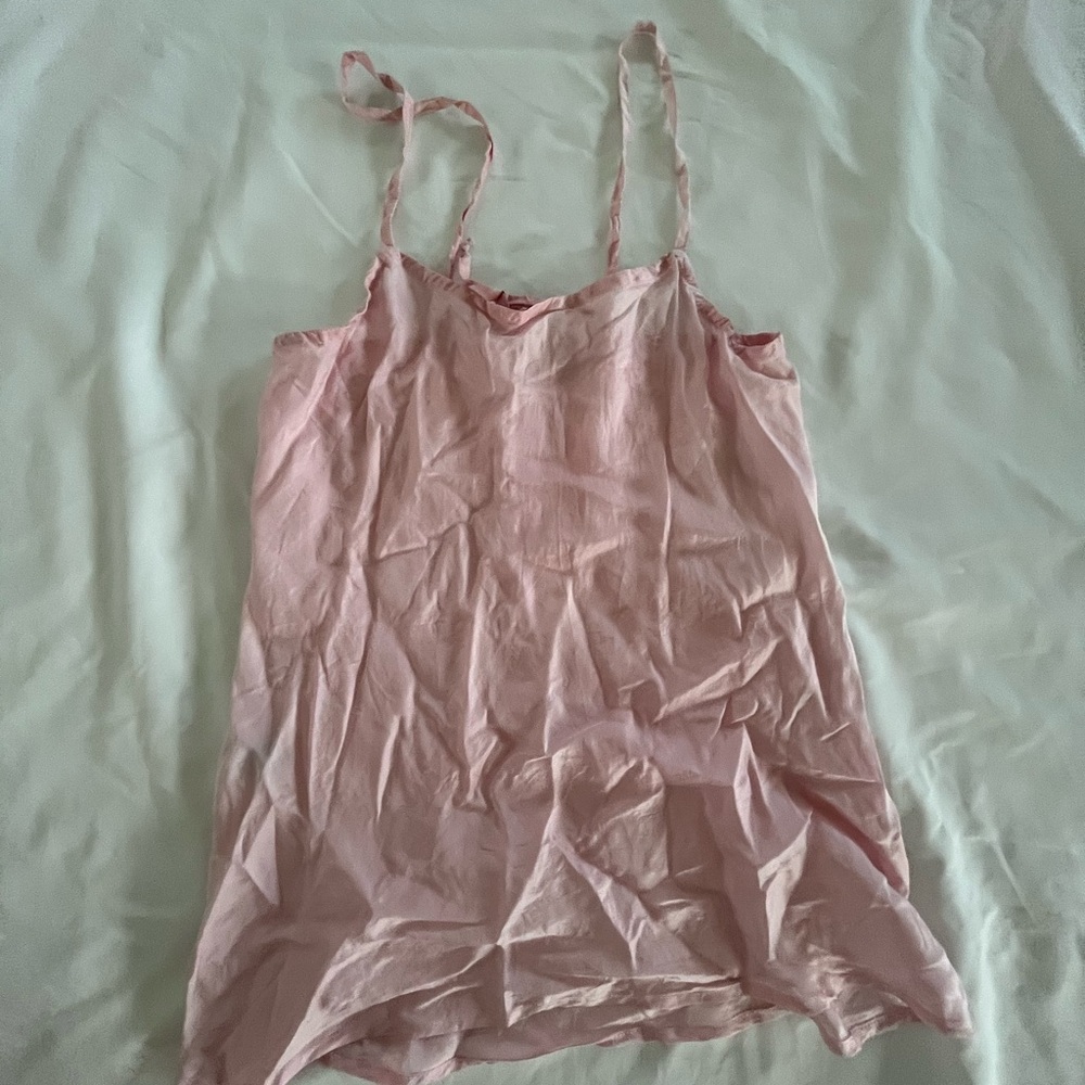 Pink satin Women's Top